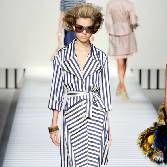 Fendi Jackets & Blazers - FENDI • S/S 2012 Karl Lagerfeld Trench